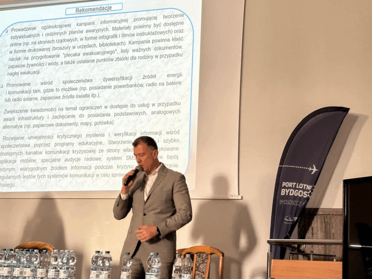 Zastępca Dyrektora Łukasiewicz - WIT dr hab. Grzegorz Gudzbeler moderatorem na Konferencji Polon CBRNE